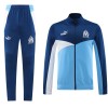 Olympique de Marseille Ensemble Vestes d'Entraînement 2024-25 Bleue Pour Homme